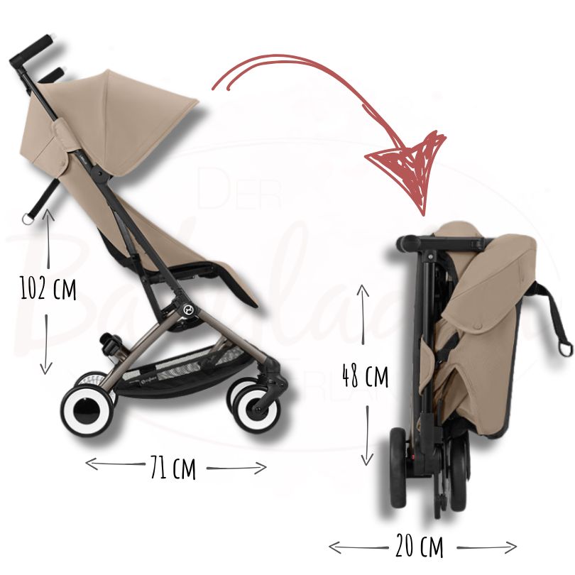 Cybex Reisebuggy Libelle sehr klein und leicht Handgepäck